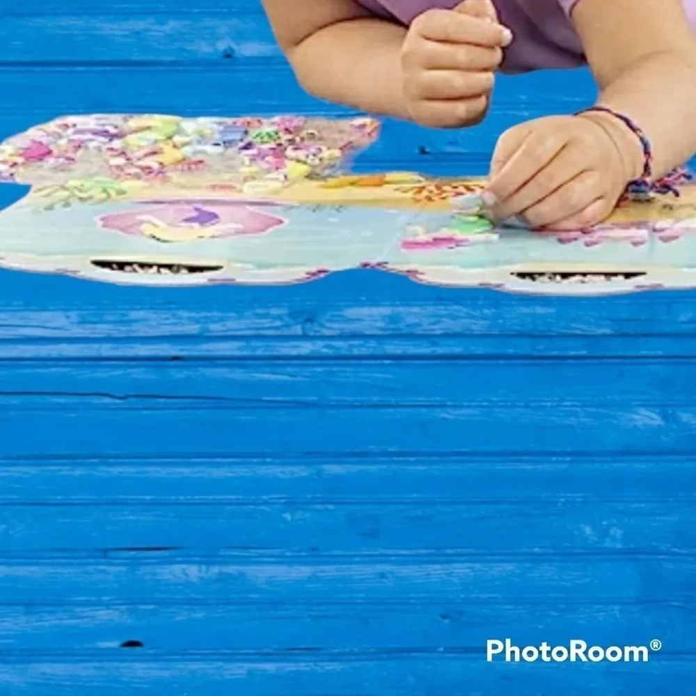 Melissa & Doug toy kids 4+ home mermaid puffy‎ stickers + play scenes